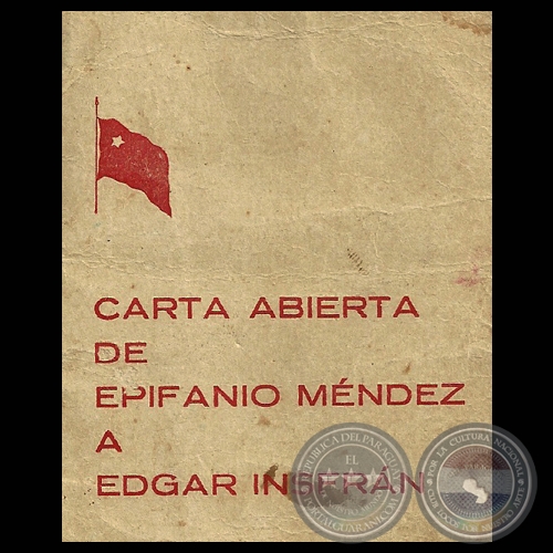 CARTA ABIERTA DE EPIFANIO MNDEZ FLEITAS a EDGAR INSFRAN, 1963