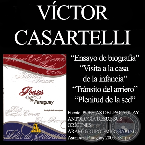 ENSAYO DE BIOGRAFÍA - Poesía de VÍCTOR CASARTELLI