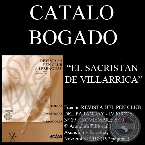 EL SACRISTÁN DE VILLARRICA - Cuento de CATALO BOGADO