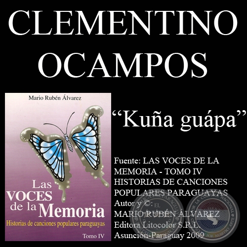 KUÑA GUÁPA - Letra de la canción: Clementino Ocampos