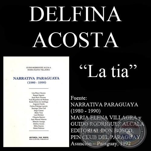 LA TIA - Cuento de DELFINA ACOSTA - Año 1992