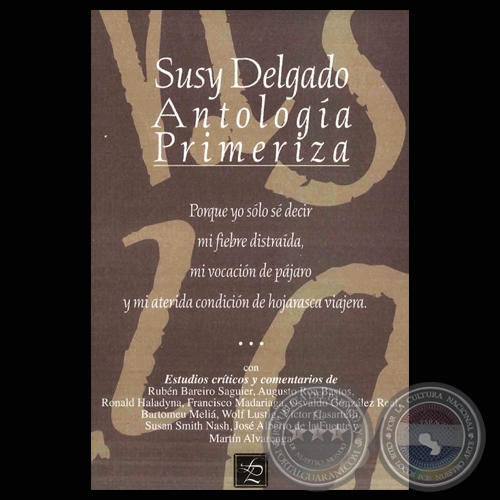 ANTOLOGÍA PRIMERIZA - Poemario de SUSY DELGADO - Año 2001
