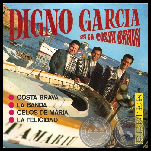 DIGNO GARCÍA EN LA COSTA BRAVA (EP) - Año 1968