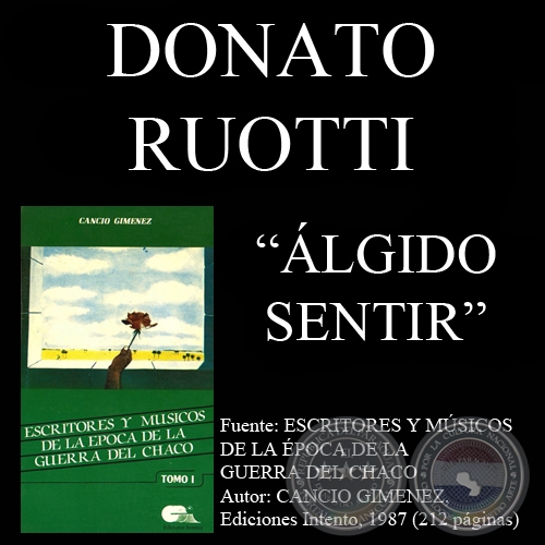 ÁLGIDO SENTIR - Poesía de DONATO RUOTTI