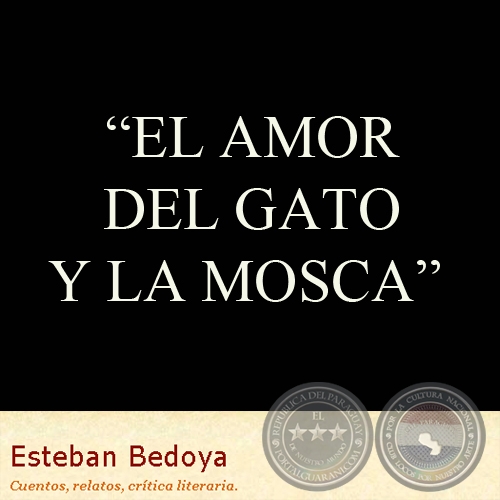 EL AMOR DEL GATO Y LA MOSCA - Cuento de ESTEBAN BEDOYA