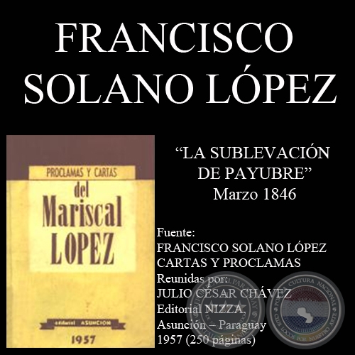 LA SUBLEVACIN DE PAYUBRE (Nota de FRANCISCO SOLANO LPEZ)