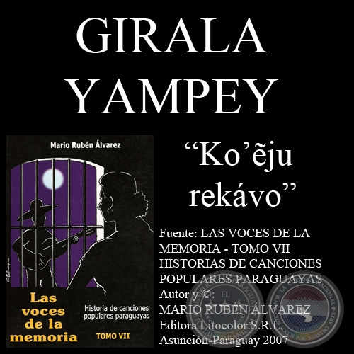 KO’&#7868;YU REKÁVO (Letra de la canción: Girala Yampey)