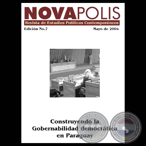 CONSTRUYENDO LA GOBERNABILIDAD DEMOCRTICA EN PARAGUAY, 2004 - Director: JOS NICOLS MORNIGO