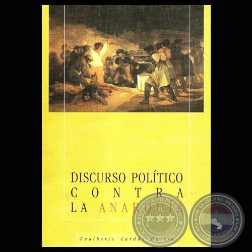 GUALBERTO CARDUS HUERTA, DISCURSO POLÍTICO CONTRA LA ANARQUÍA - REEDITADO POR EL DR. MANUEL PESOA