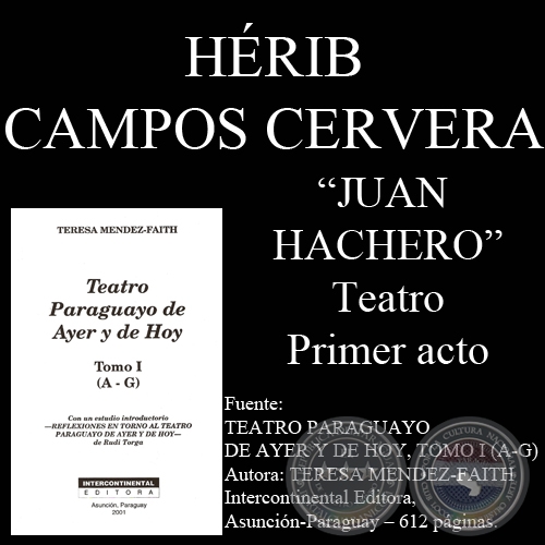 JUAN HACHERO (Obra de HÉRIB CAMPOS CERVERA)