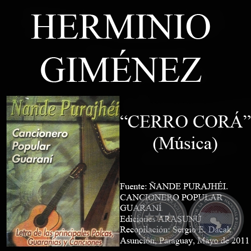 CERRO COR - Letra: FLIX FERNNDEZ - Msica: HERMINIO GIMNEZ