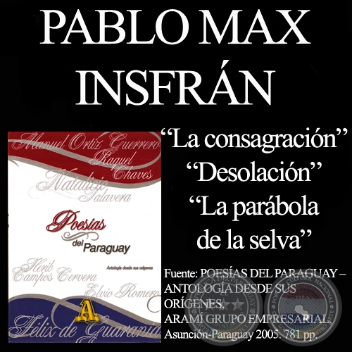 POESÍAS (De POESÍAS DEL PARAGUAY - ARAMÍ GRUPO EMPRESARIAL)