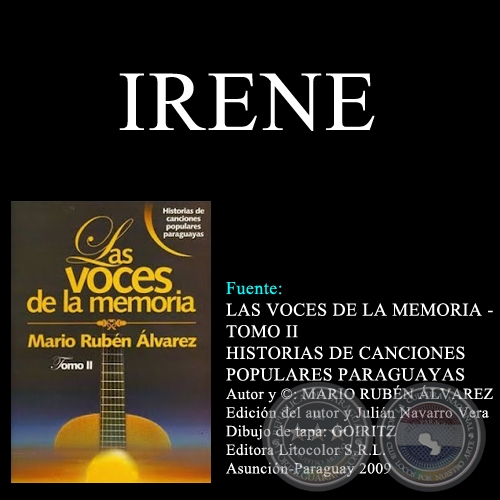 IRENE - Música: VIRGILIO CENTURIÓN
