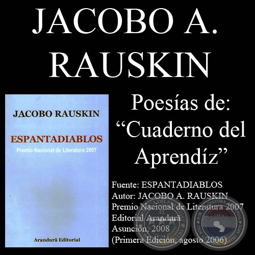 POESÍAS de CUADERNO DEL APRENDIZ - Poemario de JACOBO RAUSKIN