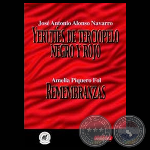 YERUTÍES DE TERCIOPELO NEGRO Y ROJO - Poesías de JOSÉ ALONSO NAVARRO - Año 2002