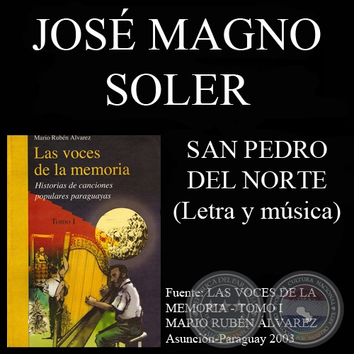 SAN PEDRO DEL NORTE - Letra y Música: JOSÉ MAGNO SOLER