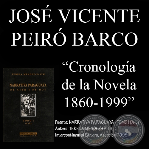 CRONOLOGA DE AUTORES Y OBRAS NARRATIVAS PARAGUAYAS (NOVELA)