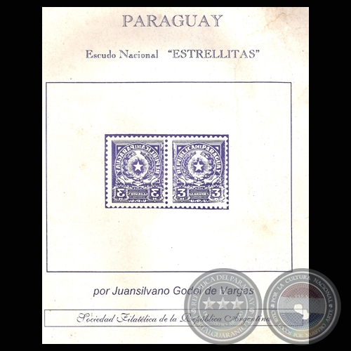 PARAGUAY  ESCUDO NACIONAL ESTRELLITAS (Por JUANSILVANO GODOI DE VARGAS)