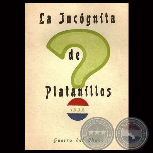 LA INCÓGNITA DE PLATANILLOS, 1932 - Por VÍCTOR AYALA QUEIROLO