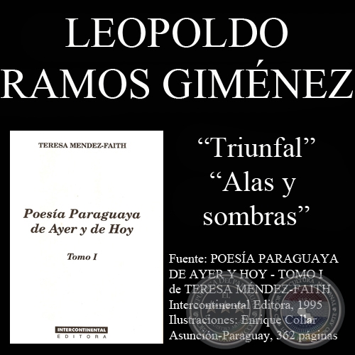 TRIUNFAL y ALAS Y SOMBRAS - Poesías de LEOPOLDO RAMOS GIMENEZ