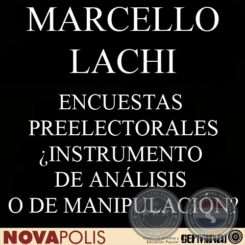ENCUESTAS PREELECTORALES ¿INSTRUMENTO DE ANÁLISIS O DE MANIPULACIÓN? (INTRODUCCIÓN) - FEBRERO DE 2003