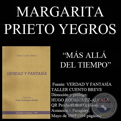 MÁS ALLÁ DEL TIEMPO (Cuentos de MARGARITA PRIETO YEGROS)