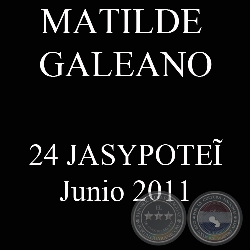24 JASYPOTE&#296; (MATILDE GALEANO)