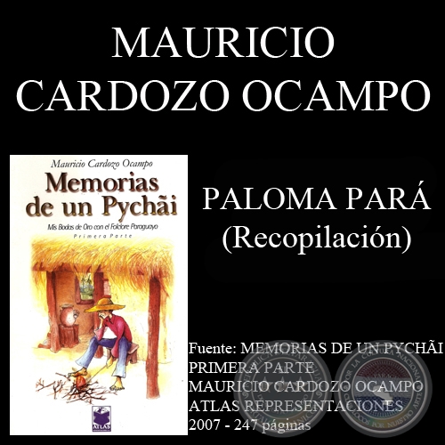 PALOMA PARÁ - Recopilación y arreglo: MAURICIO CARDOZO OCAMPO