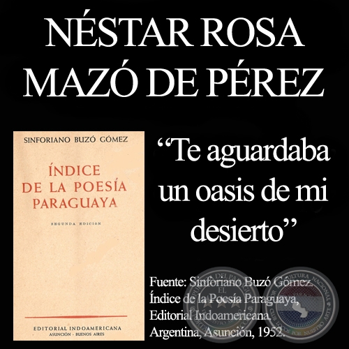 TE AGUARDABA UN OASIS DE MI DESIERTO (De ÍNDICE DE LA POESÍA de SINFORIANO BUZÓ)