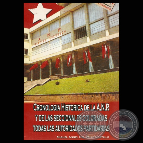 CRONOLOGÍA HISTÓRICA DE LA A.N.R. Y DE LAS SECCIONALES COLORADAS (MIGUEL ÄNGEL DEL VALLE CASTILLO)