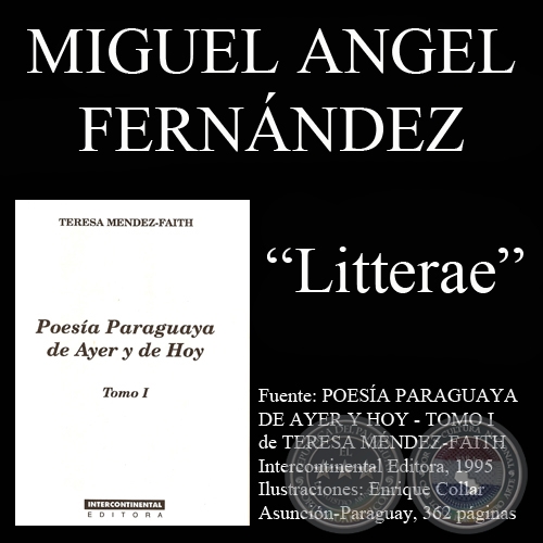 LITTERAE (Poesa de Miguel Angel Fernndez)