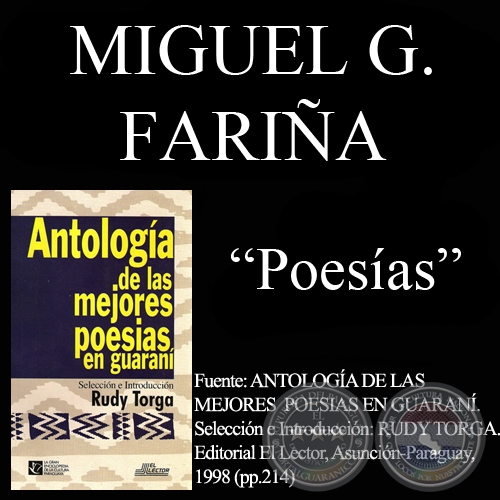 POESÍAS EN GUARANÍ DE MIGUEL G. FARIÑA