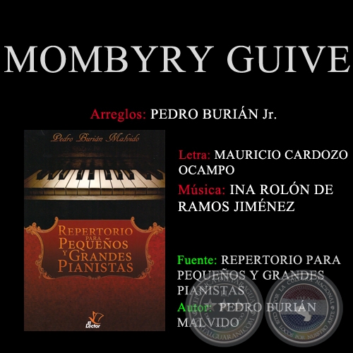  MOMBYRY GUIVE - Arreglos PEDRO BURIÁN MALVIDO