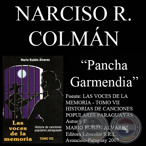 PANCHA GARMENDIA - Letra de NARCISO R. COLMÁN - ROSICRÁN