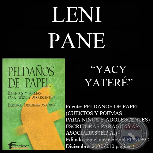 YACY YATER - Cuento de LENI PANE