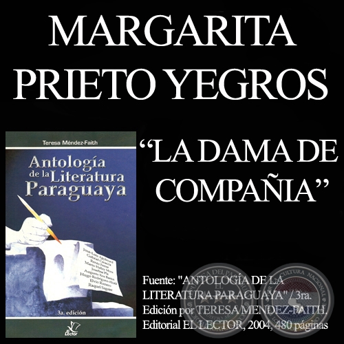 LA DAMA DE COMPAÑIA - Cuento de MARGARITA PRIETO YEGROS