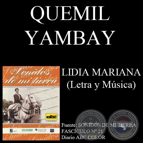 LIDIA MARIANA - Letra y Música: QUEMIL YAMBAY