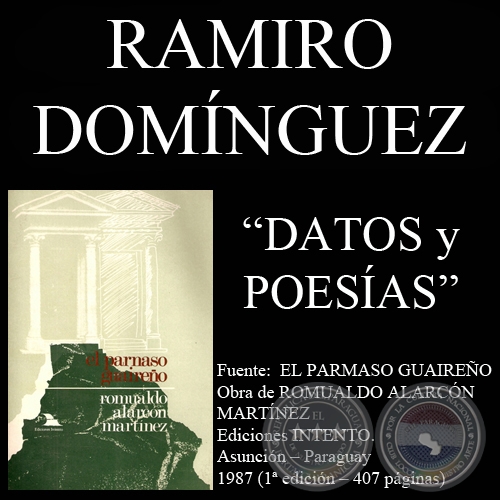 CANCIÓN DE LAS MANOS QUE EMIGRAN , UNA GLORIA EN RUINAS - Poesías de RAMIRO DOMÍNGUEZ