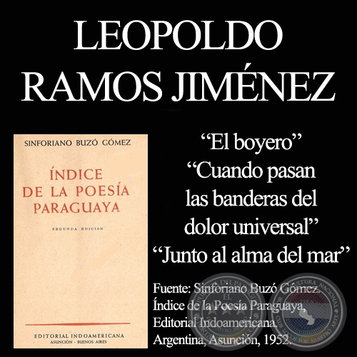 EL BOYERO y JUNTO AL ALMA DEL MAR - Poesías de LEOPOLDO RAMOS GIMÉNEZ