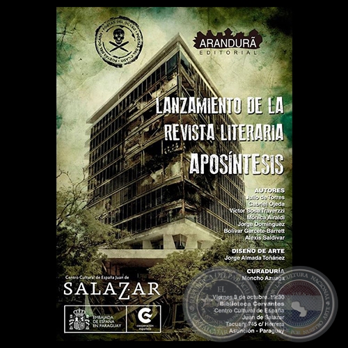 REVISTA LITERARIA APOSÍNTESIS, 2014 - Curaduría MONCHO AZUAGA