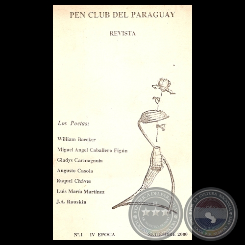 REVISTA DEL PEN CLUB DEL PARAGUAY, 2000 - N° 1 – IV ÉPOCA
