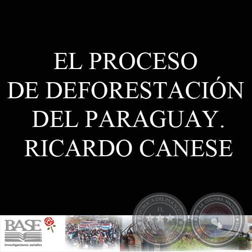 EL PROCESO DE DEFORESTACIÓN DEL PARAGUAY - Por RICARDO CANESE - Año 1988