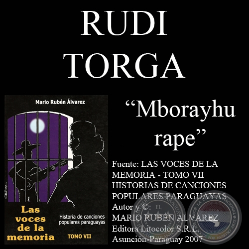 MBORAYHU RAPE - Letra de la cancin: RUDI TORGA