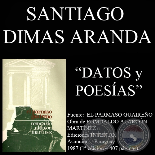 DATOS y PEOSÍAS DE SANTIADO DIMAS ARANDA