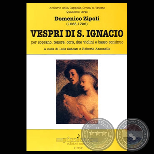 VESPRI DI S. IGNACIO DE DOMENICO ZIPOLI - Transcripción y edición crítica de LUIS SZARÁN