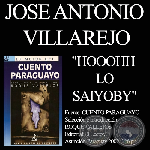 HOOOHH LO SAIYOBY - Cuento de JOSÉ ANTONIO VILLAREJO
