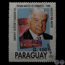 ESCRITORES Y MÚSICOS DEL PARAGUAY - SELLO POSTAL PARAGUAYO AÑO 1991