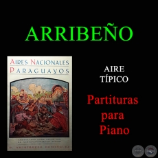 ARRIBEÑO - Partitura para Piano