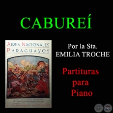 CABUREÍ - Partitura para Piano