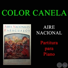 COLOR CANELA - Partitura para Piano